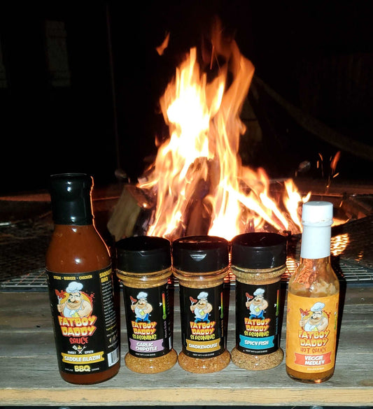 Sauce & Seasoning/Rub Bundle with Hot Sauce