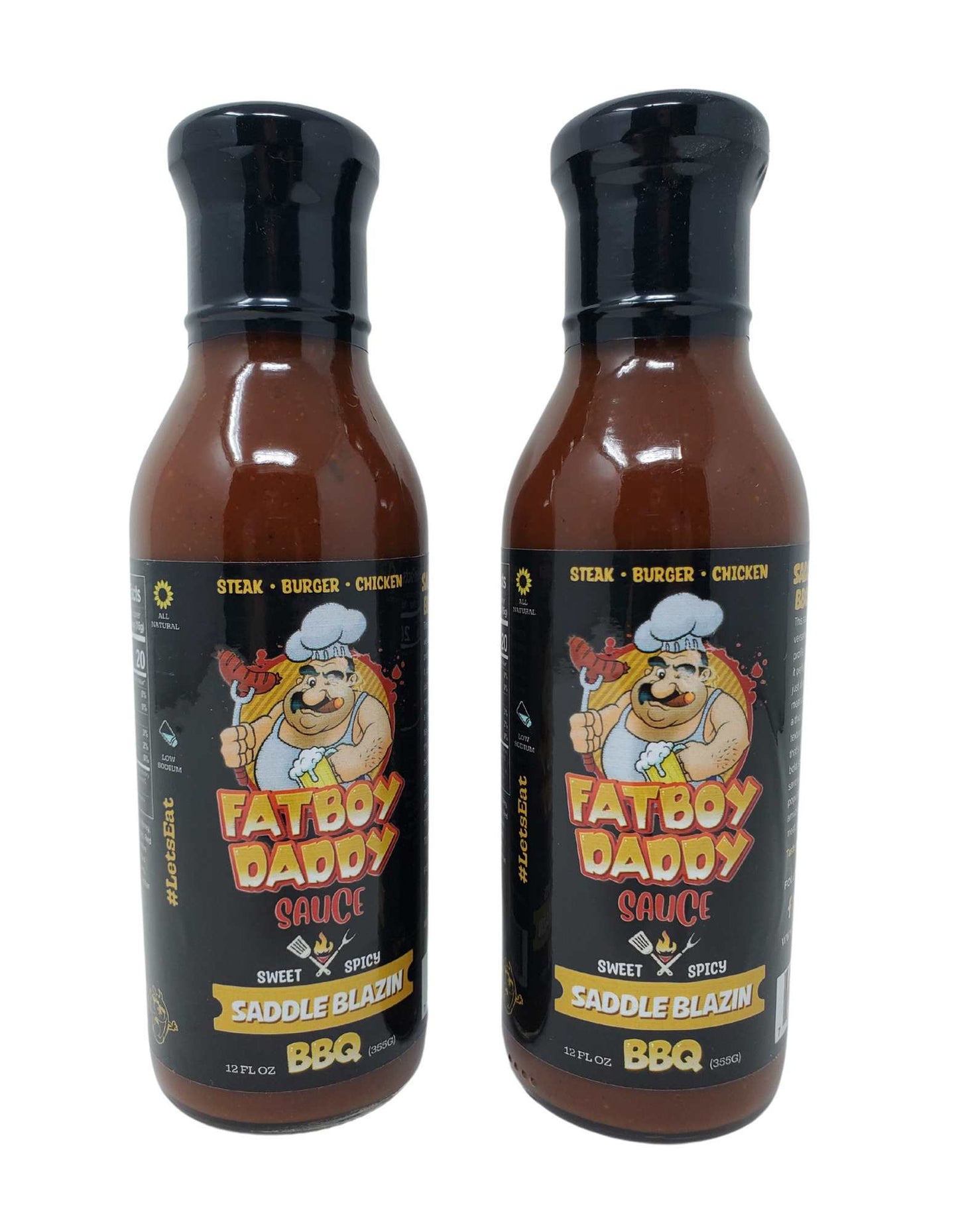 Two bottles Steak N Burger BBQ Sauce