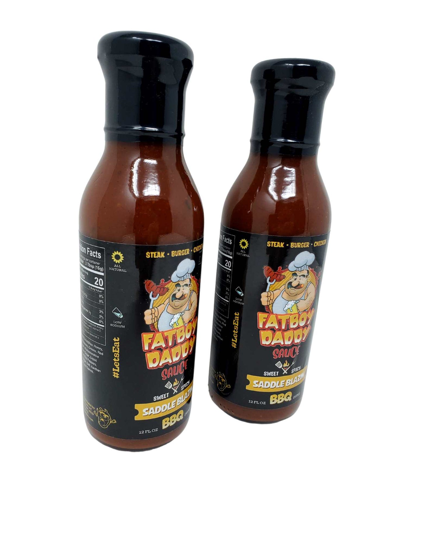 Two bottles Steak N Burger BBQ Sauce