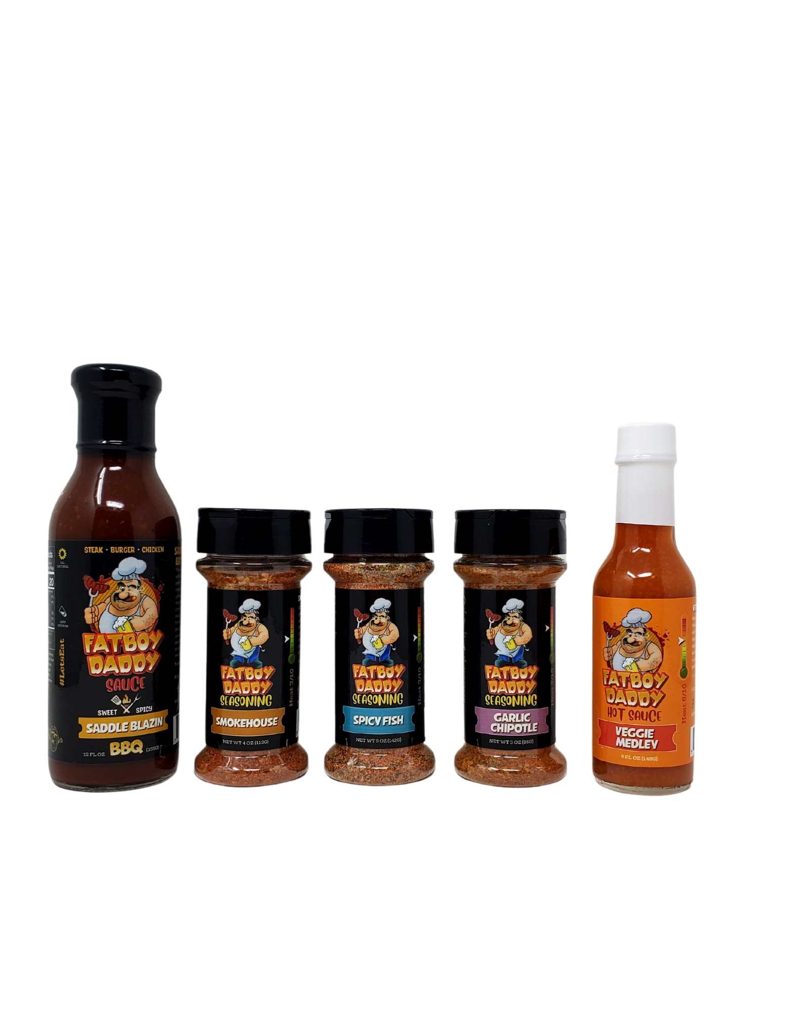 Sauce & Seasoning/Rub Bundle with Hot Sauce