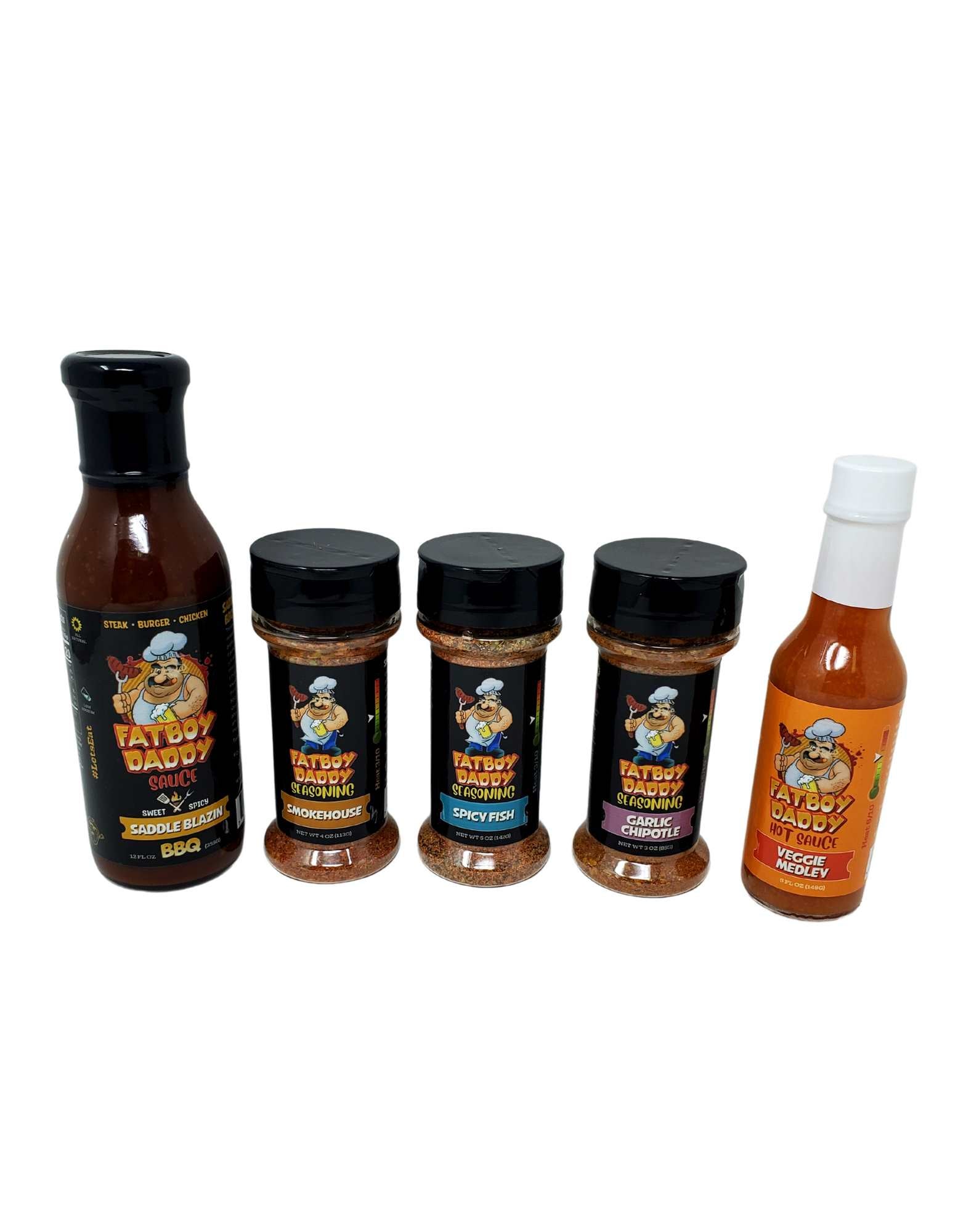 Sauce & Seasoning/Rub Bundle with Hot Sauce